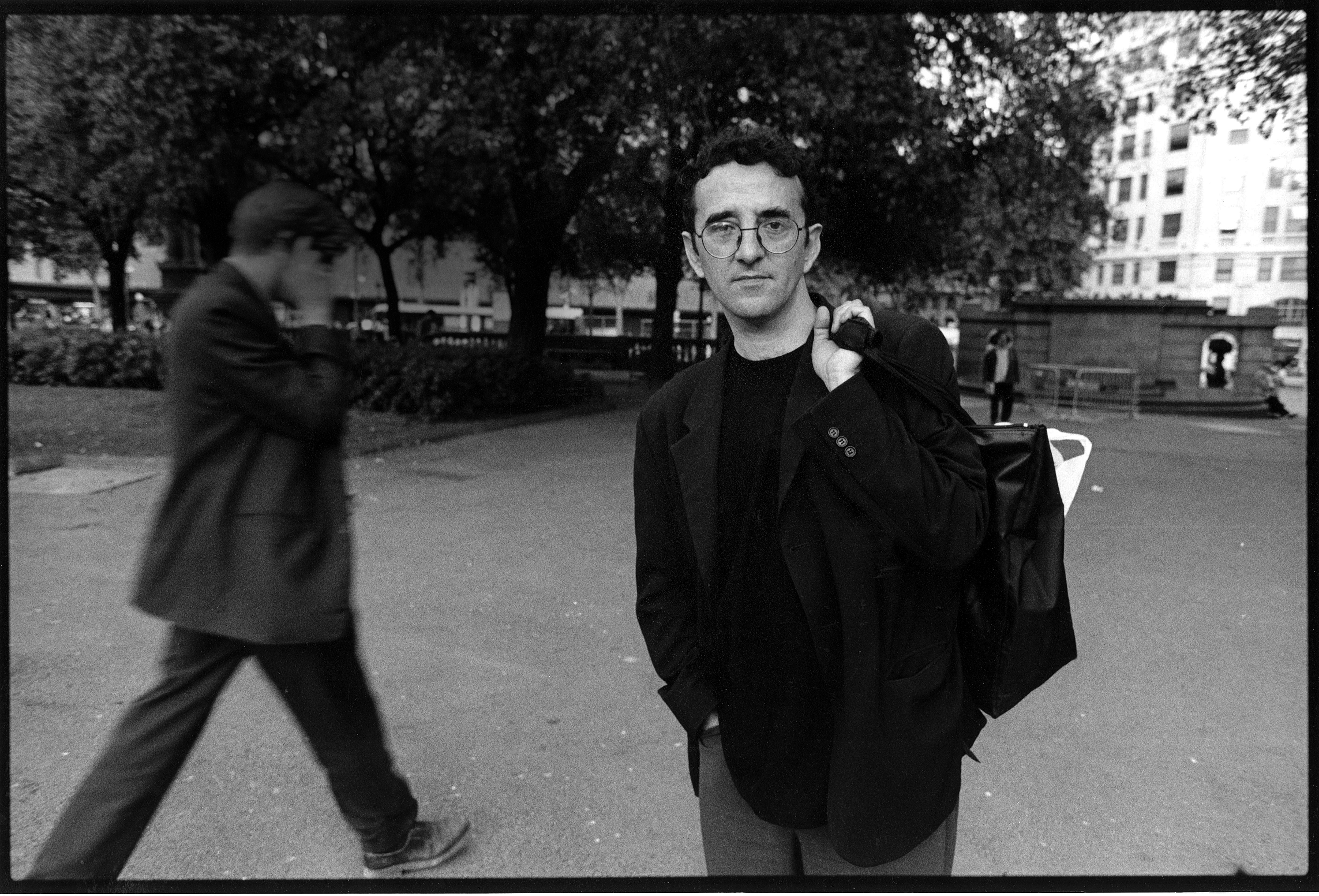 Das Portraitbild von Roberto Bolaño